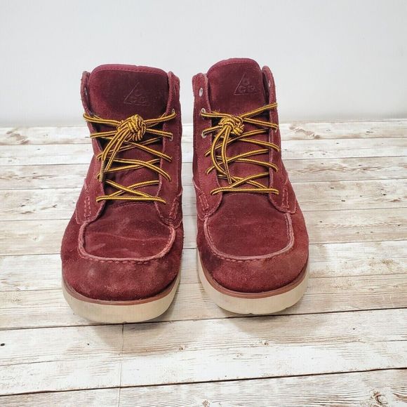 Nike ACG KINGMAN LEATHER 525387 667 DARK TRUE RED size 10.5 - Picture 3 of 11